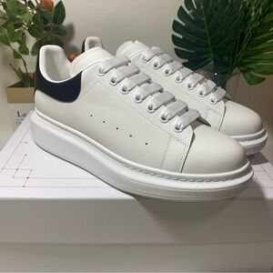 Alexander McQueen White and Black Men's Sneakers